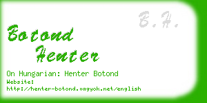 botond henter business card